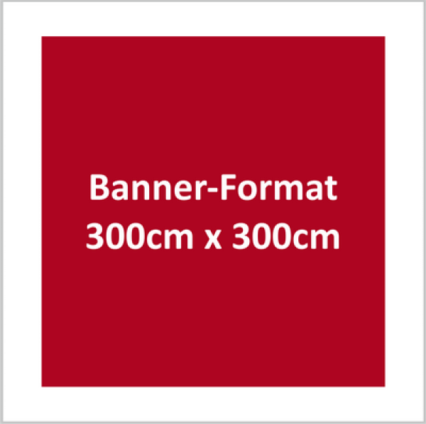 Werbebanner 3mx3m